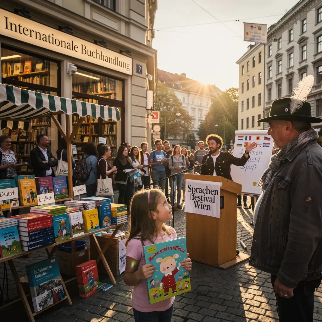 Aufnahme von einem Schüler, der mit einem mehrsprachigen Wörterbuch arbeitet.